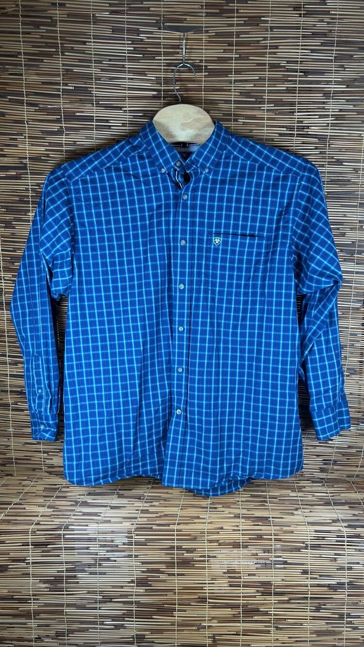 Ariat Pro Long Sleeve Americana XL Red White and Blue Vented Shirt